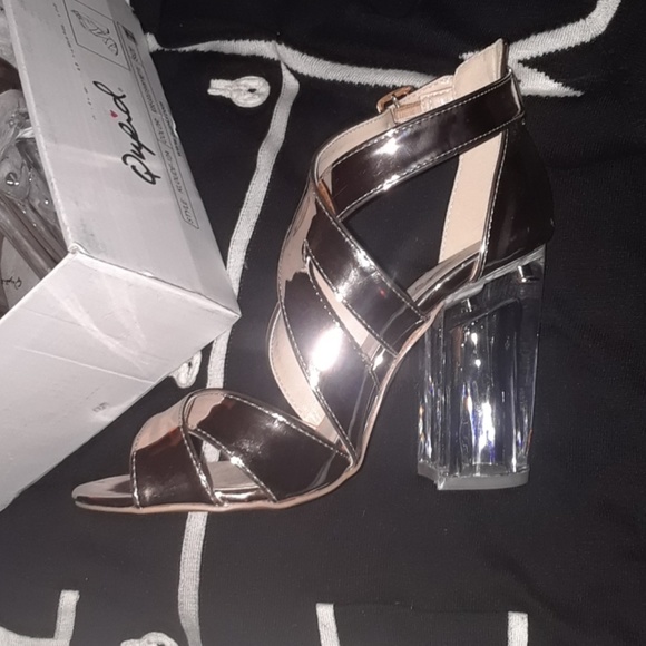 New Platform heels - Rose Gold Shiny - Picture 8 of 8